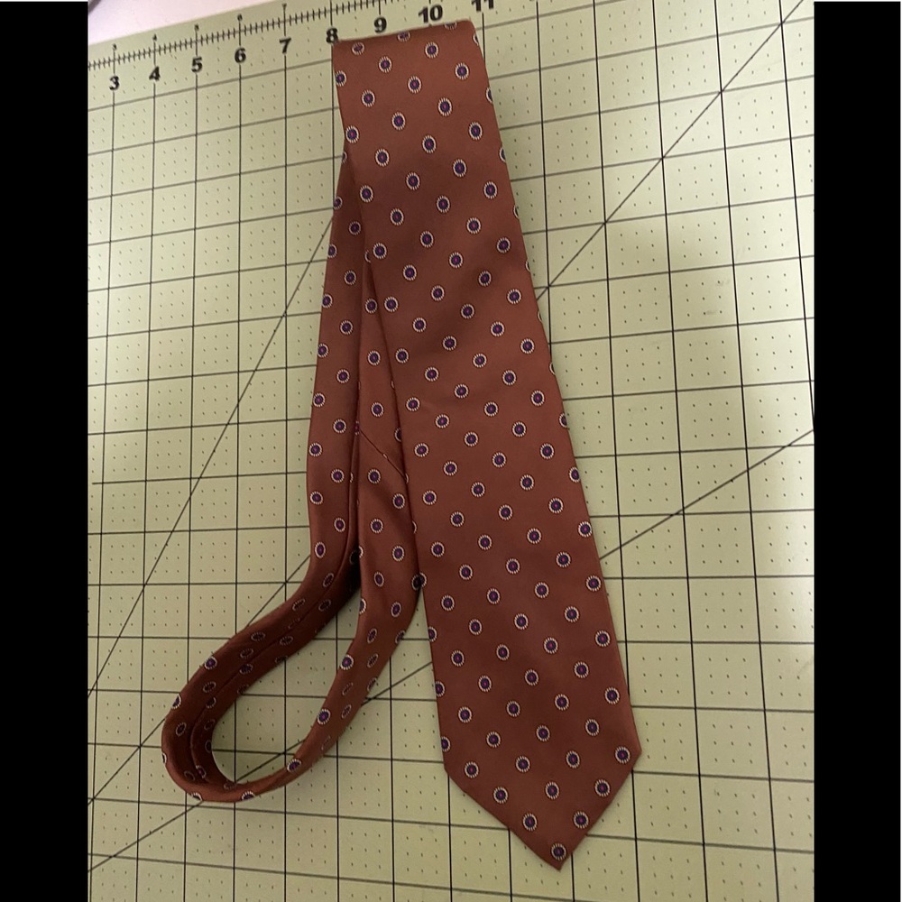 Christian Dior designer brown tie